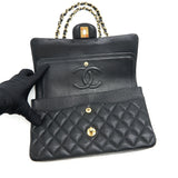 Chanel Classic Double Flap Medium 25cm Caviar Black