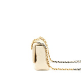 Chanel Small 19 Bag 19K Shiny Goatskin Beige