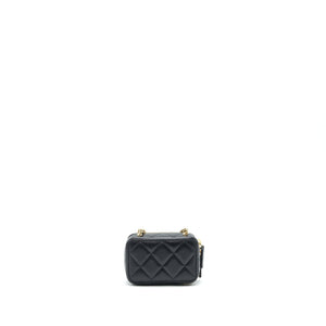 Chanel 21K Mini Clutch With Chain Black