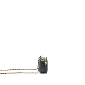Chanel 21K Mini Clutch With Chain Black