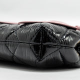 Chanel 24A Bowknot Clutch With Chain Patent Crumpled lambskin/Shiny Lambskin Black/Pink  (Microchip)
