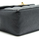 Chanel Vintage Mini Square Flap Bag Caviar Black