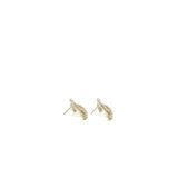 Chanel CC Logo Earring Pearl/Crystal Light Gold Tone
