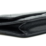 Chanel WALLET ON CHAIN CAVIER BLACK WITH