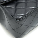 Chanel LAMBSKIN RECTANGULAR MINI FLAP BAG IN BLACK