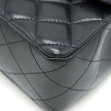 Chanel LAMBSKIN RECTANGULAR MINI FLAP BAG IN BLACK