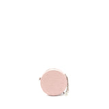 Chanel Round Clutch With Chain Camellia Calfskin Nude Pink