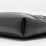 Chanel Mini 31 Clutch With Chain Shiny Calfskin Black L (Microchip)