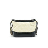 Chanel Small Gabrielle Hobo Bag Black/ White