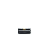 Chanel 21A Flap Coin Purse with chain Calfskin black