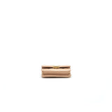 Chanel 21A Flap Coin Purse with Chain beige