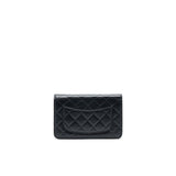 Chanel 2021 Seasonal Wallet on Chain black