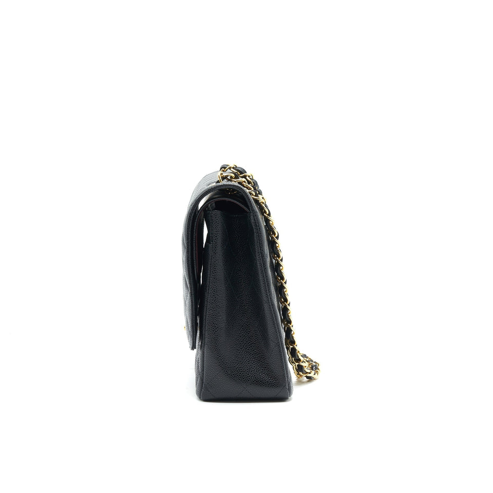 Chanel Maxi Classic double Flap Black Caviar