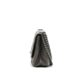 Chanel Seasonal Jumbo Caviar Flap Bag Grey with Ruthenium Hardware