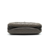 Chanel Seasonal Jumbo Caviar Flap Bag Grey with Ruthenium Hardware