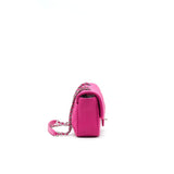 Chanel Rubber quilted lambskin flap Bag pink
