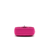 Chanel Rubber quilted lambskin flap Bag pink