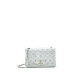 Chanel RECTANGULAR MINI FLAP BAG SILVER