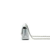 Chanel RECTANGULAR MINI FLAP BAG SILVER