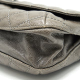 Chanel Seasonal Jumbo Caviar Flap Bag Grey with Ruthenium Hardware