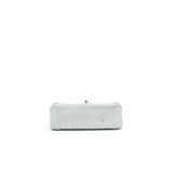 Chanel RECTANGULAR MINI FLAP BAG SILVER