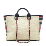 Chanel Deauville Tote in Canvas Multicolored