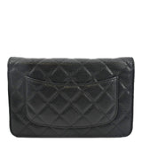 Chanel Woc Caviar Leather Wallet On Chain Clutch Bag Black