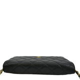 Chanel Woc Caviar Leather Wallet On Chain Clutch Bag Black