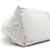 Chanel Caviar Bucket Tote Bag Grey  Serial15