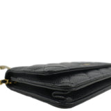 Chanel Woc Caviar Leather Wallet On Chain Clutch Bag Black