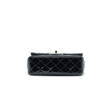 Chanel Mini Rectangular Flap bag Patent Leather Black