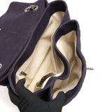 Chanel Flap Tote Bag With Chain Caviar In Purple