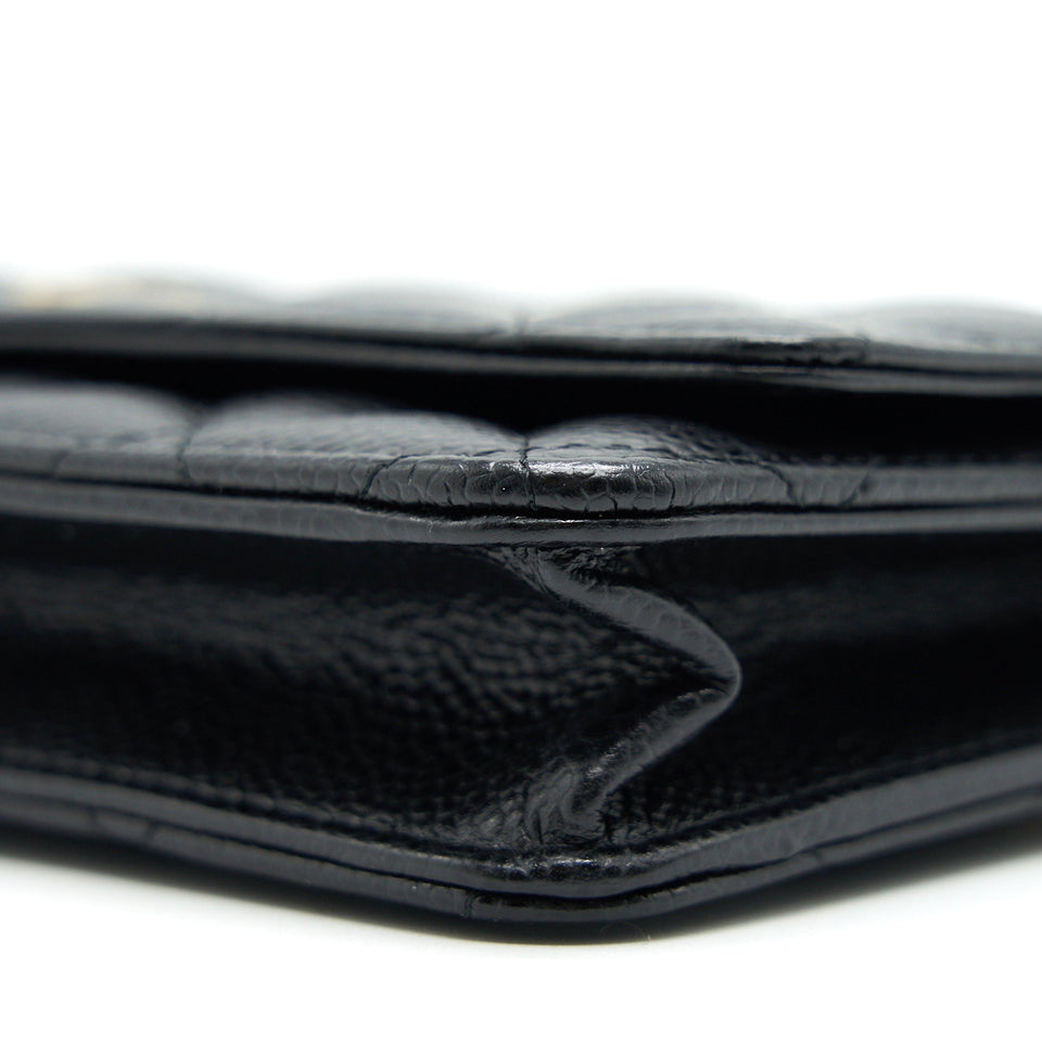 Chanel Classic Wallet on Chain Caviar Black With