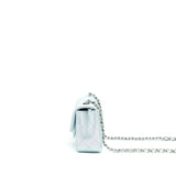 Chanel 21K Iridescent Baby Blue Mini Rectangular
