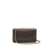 Chanel Medium Flap Bag Chocolate