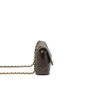 Chanel Medium Flap Bag Chocolate