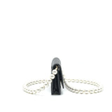 Chanel Giant Pearl Crush Wallet On Chain Black