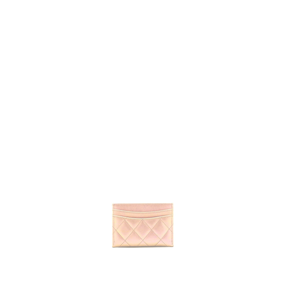 Chanel 21K Iridescent Pink Flat  Holder