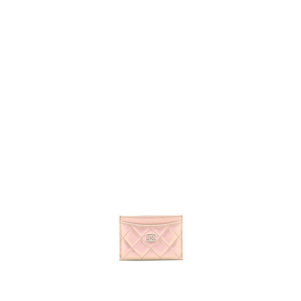 Chanel 21K Iridescent Pink Flat  Holder