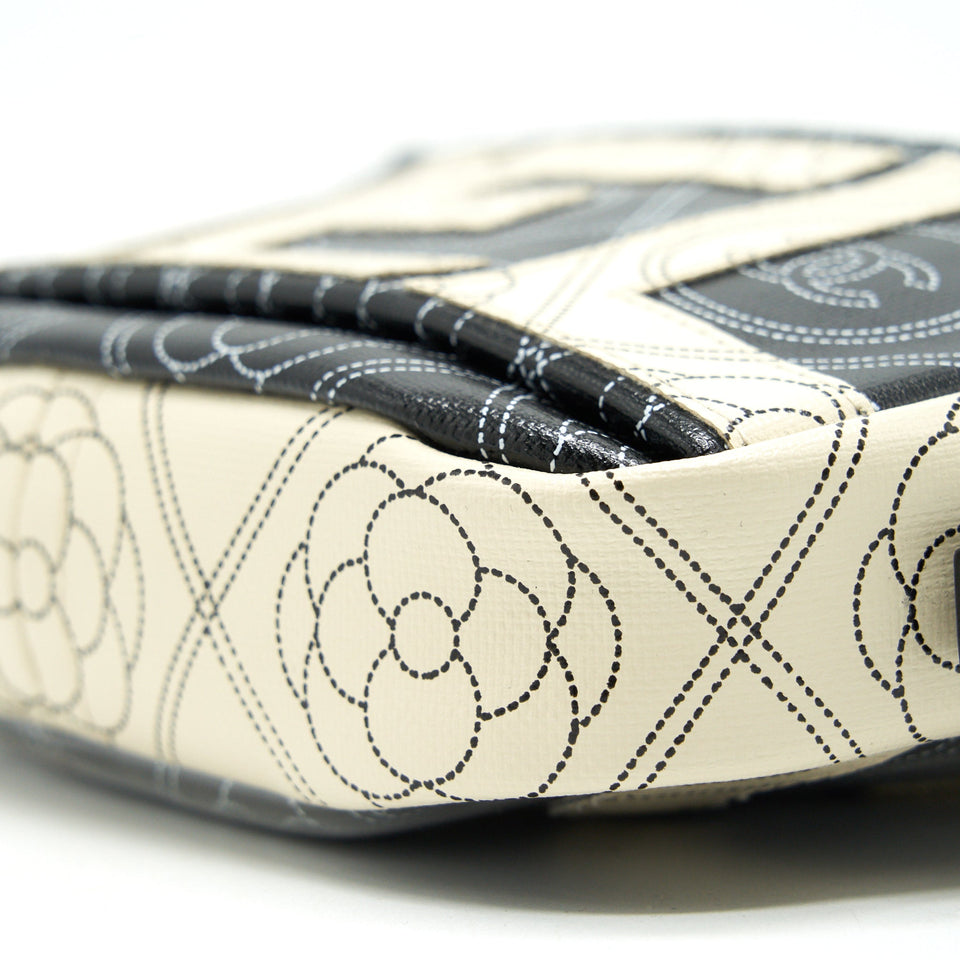 Chanel CAMELLIA PRINT SMALL CLUTCH