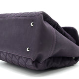 Chanel Flap Tote Bag With Chain Caviar In Purple