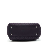 Chanel Flap Tote Bag With Chain Caviar In Purple