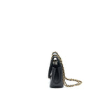 Chanel 20P A real clutch flap bag black