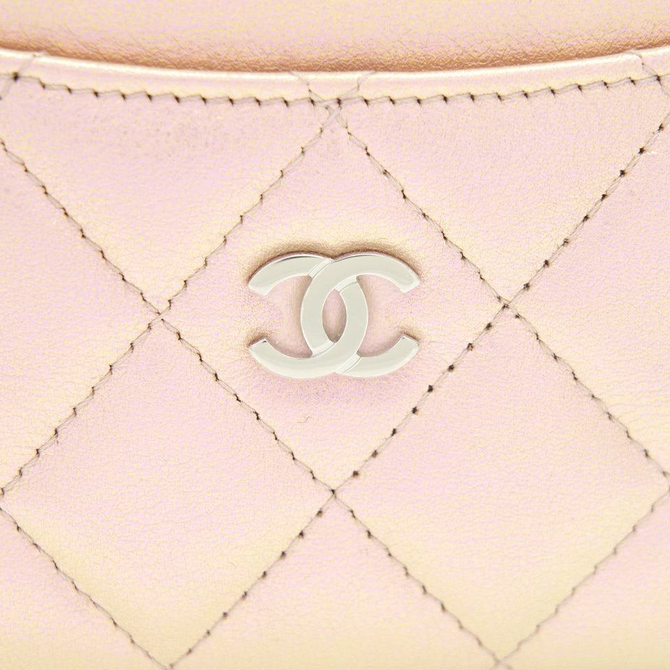 Chanel 21K Iridescent Pink Flat  Holder