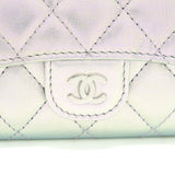 Chanel 21K Iridescent Grey Flap  Holder