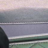 Chanel 21K Iridescent Grey Flap  Holder