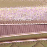 Chanel 21K Iridescent Pink Flap  Holder