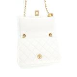 Chanel Pearl Crush Mini Square Flap Bag White