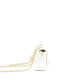 Chanel Pearl Crush Mini Square Flap Bag White
