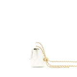 Chanel Pearl Crush Mini Square Flap Bag White